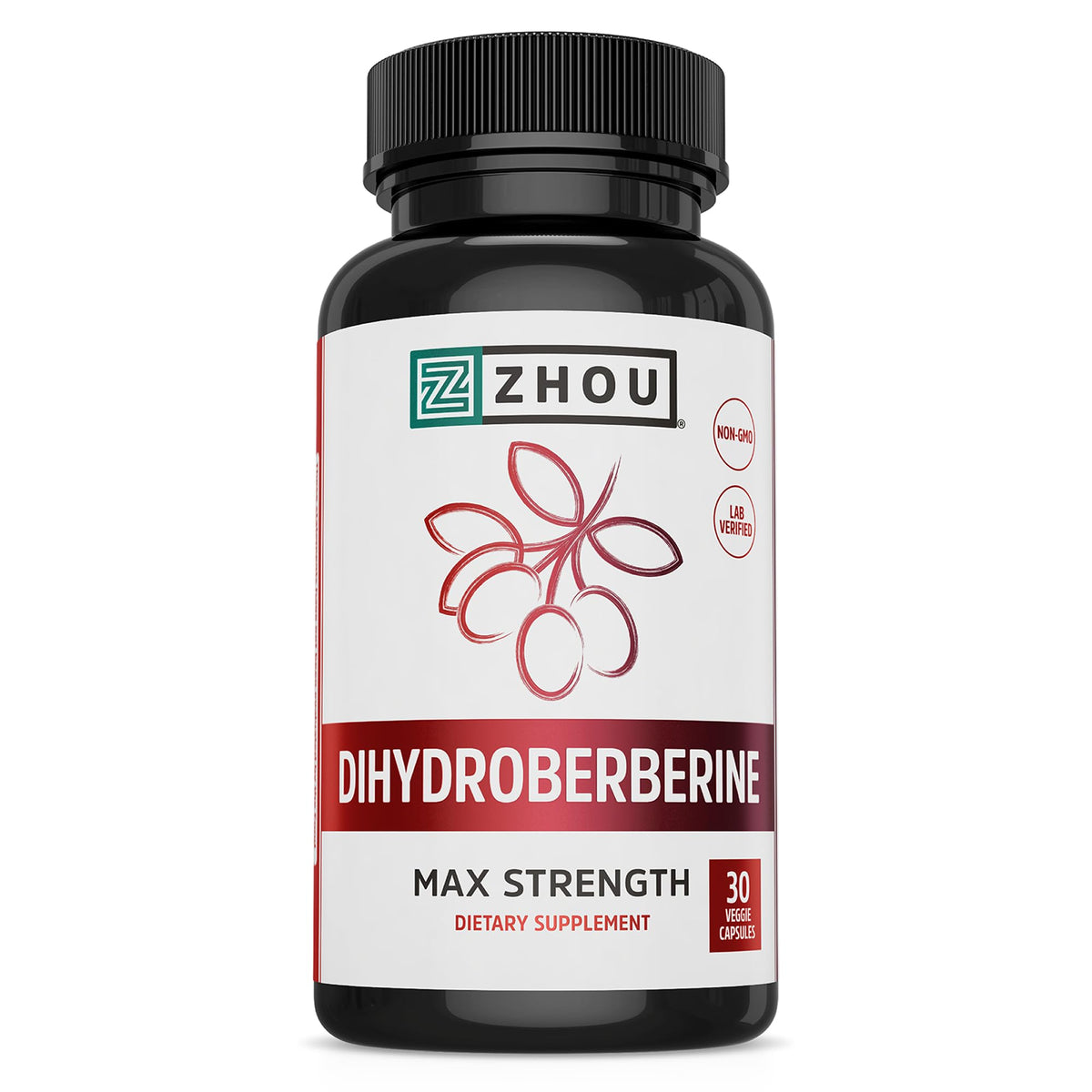 ZHOU Dihydroberberine – Bouteille compacte facilitant la prise quotidienne