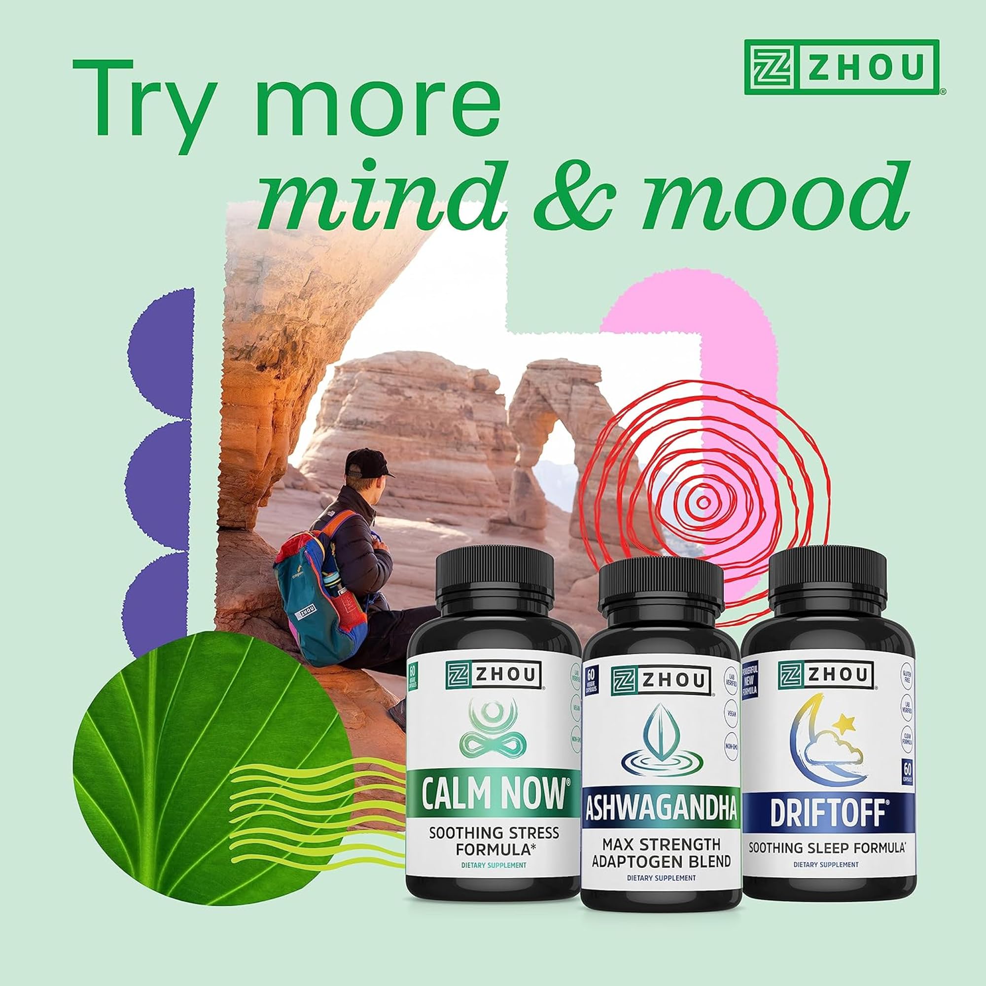 ZHOU Emballage produit: design épuré et informations utiles sur l'étiquette.