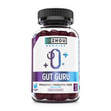Gommes Zhou Gut Guru dans leur emballage, soutien digestif pratique au quotidien