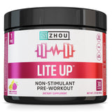 ZHOU Lite Up, poudre sans stimulant Berry Lemonade, prête à être ajoutée dans l'eau.