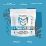 Logo vegan et sans gluten sur l'emballage Zhou Mag Gly, option adaptée.