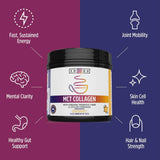 ZHOU MCT Collagen: ingrédients clés – collagène hydrolysé et MCT d’origine biologique.