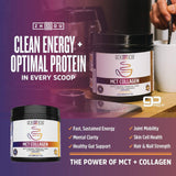 ZHOU MCT Collagen: smoothie vanille prêt à booster beauté et énergie.