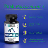 ZHOU Neuro-Peak bouteille: amélioration possible de la mémoire et de la clarté mentale.