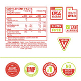 ZHOU Plant Complete: emballage pratique et poudre vegan, dosage facile au quotidien.