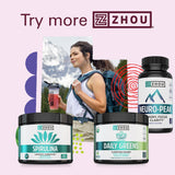 Shaker avec Zhou Spiruline, dissolution rapide et pureté végétale