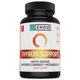 ZHOU Thyroid Support – bouteille avec etiquette, utilisation quotidienne pratique.