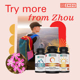 ZHOU Thyroid Support – produit sur plan de travail, routine matinale simple.