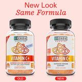 Gommes Zhou Vitamin C avec ingrédients véganes adaptés à toute la famille.