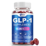 ZHPHK GLP-1: vue bouteille et capsules, soutien potentiel à la satiété avant repas.