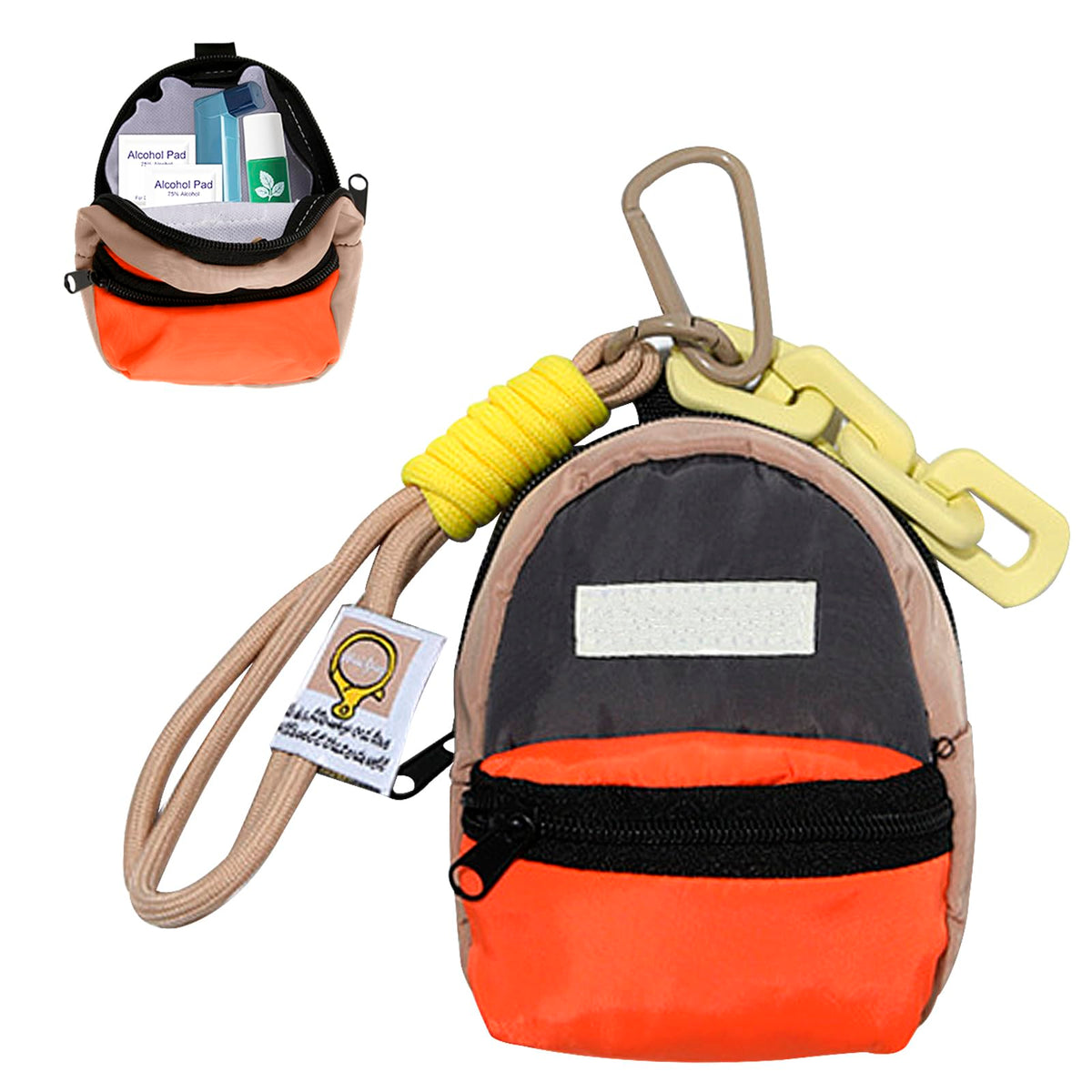 ÉTUI ZHUOGWJFJ avec anneau de suspension, pratique pour accrocher l'inhalateur au sac