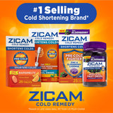 Zicam emballage-compact-portable: idéal pour la trousse et le sac.