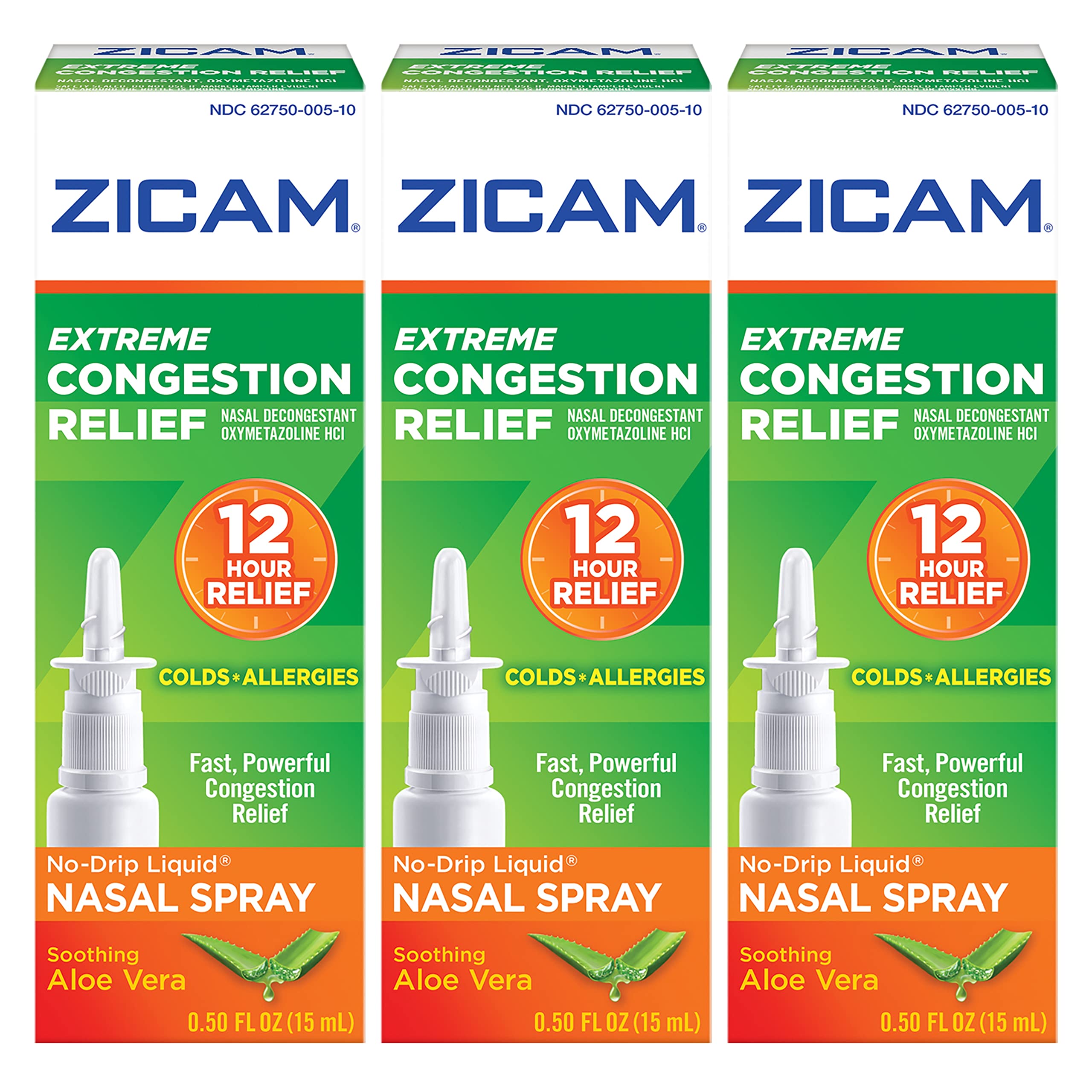 Zicam Extreme – spray nasal sans goutte, soulage temporairement la congestion nasale.