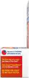 Zicam portable, boîte orange crème, idéal pour déplacement.