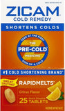 Boîte Zicam RapidMelts citrus, pack de trois, pratique à emporter au quotidien.