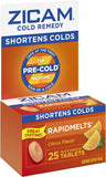 Utilisation sans eau, Zicam RapidMelts citrus pratique lors de déplacements.