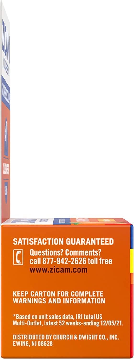 Comprimés à dissolution rapide, Zicam RapidMelts citrus pour une prise discrète.