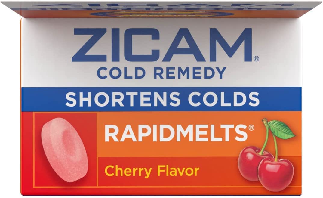 Zicam RapidMelts format portable, idéal en déplacement.