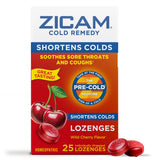 Zicam Remède rhume Zinc, boîte cerise sauvage, format pratique.