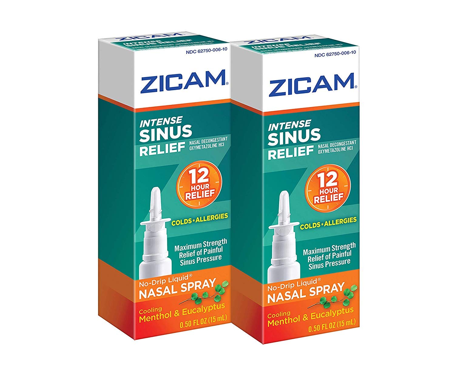 Zicam soulagement nasal intense flacon 0,5 oz, soulage rapidement la congestion nasale.