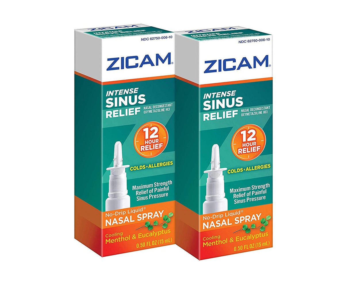 Zicam soulagement nasal intense flacon 0,5 oz, soulage rapidement la congestion nasale.