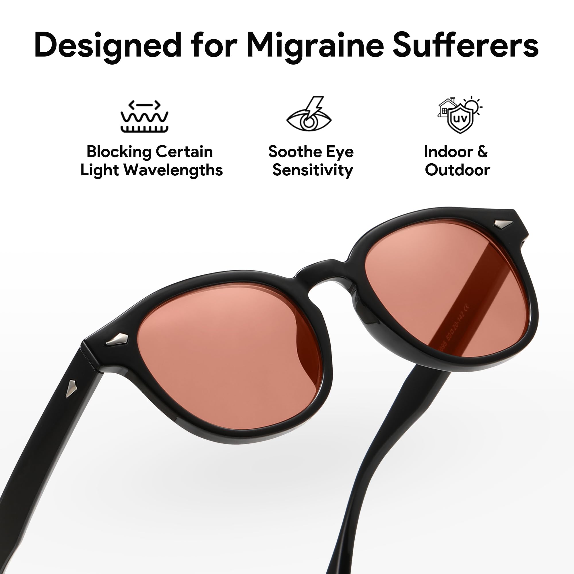Protection UV400 avec ZIHVEUC, bloquant UVA et UVB même par temps nuageux.