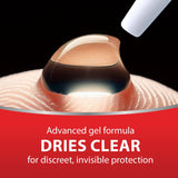 Zilactin: protection durable jusqu’à six heures après application.