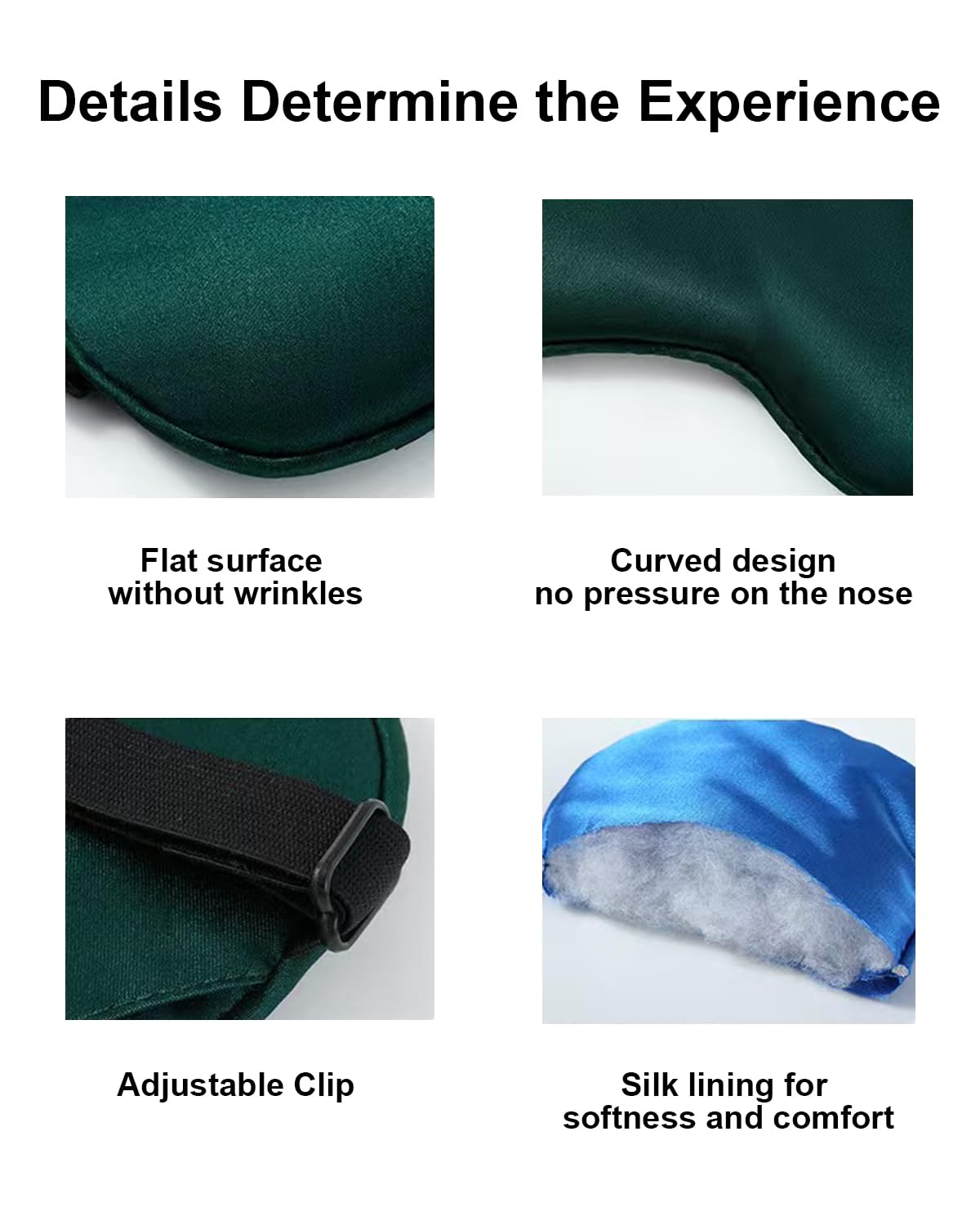 Masque de sommeil Zilotusnte compact et léger, parfait en voyage