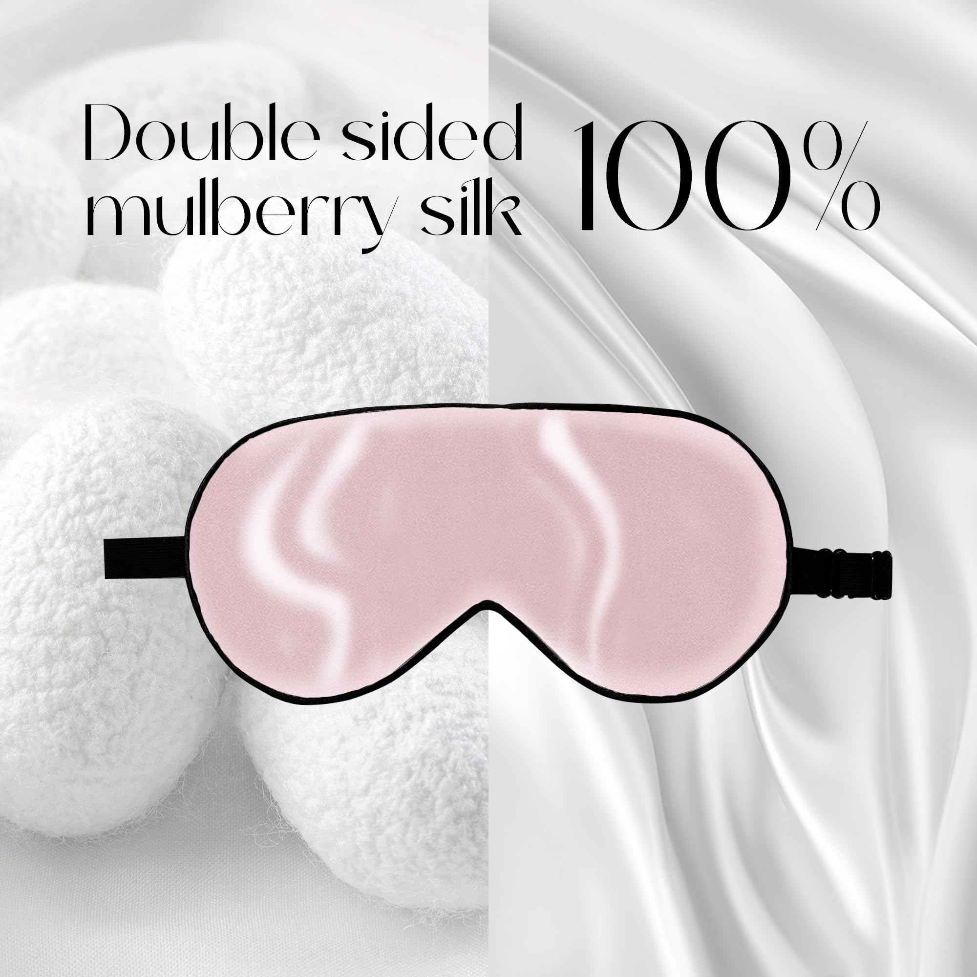 Masque ZIMASILK bandeau confort évitant les tiraillements sur les cheveux.