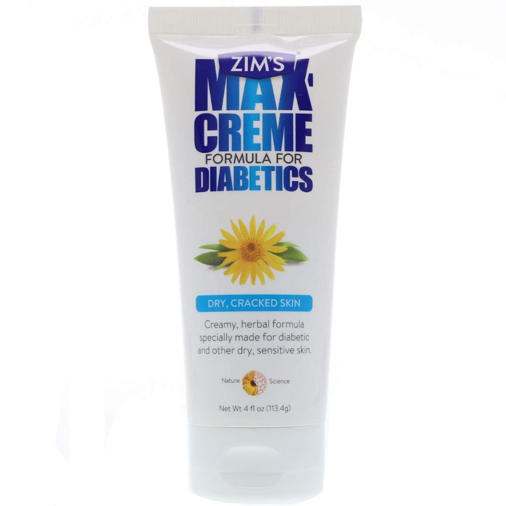 Zim's Crack Creme Max Creme flacon visible, hydratation adaptée aux peaux sèches et diabétiques.