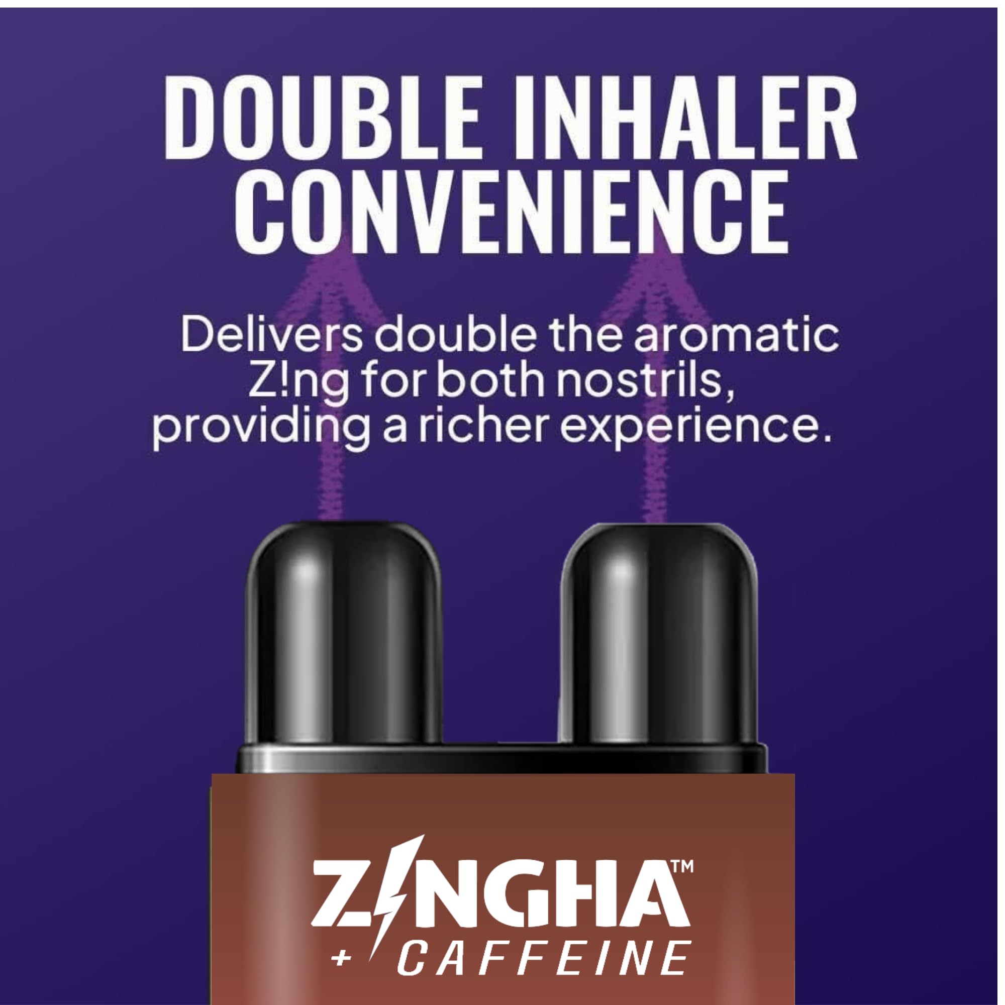 Zingha inhalateur nasal formule naturelle: énergie saine sans additifs agressifs.