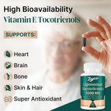 Zingicin tocotrienols etiquette - étiquette claire pour une identification facile.