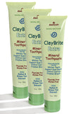 Dentifrice Zion Health ClayBrite Extra Minéral – pack3 pour une bouche fraîche et naturelle