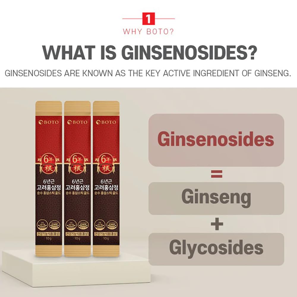 ZIOSTAND BOTO6 – extrait concentre ginseng coréen rouge 6 ans