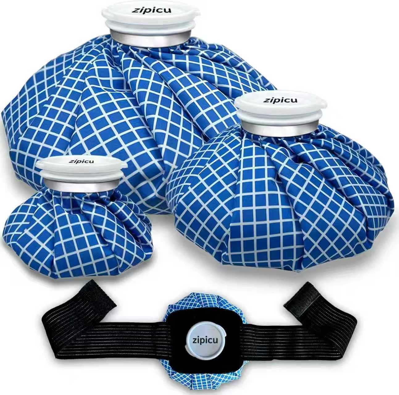 ZIPICU sac glace 6 po – soulagement rapide après le sport.