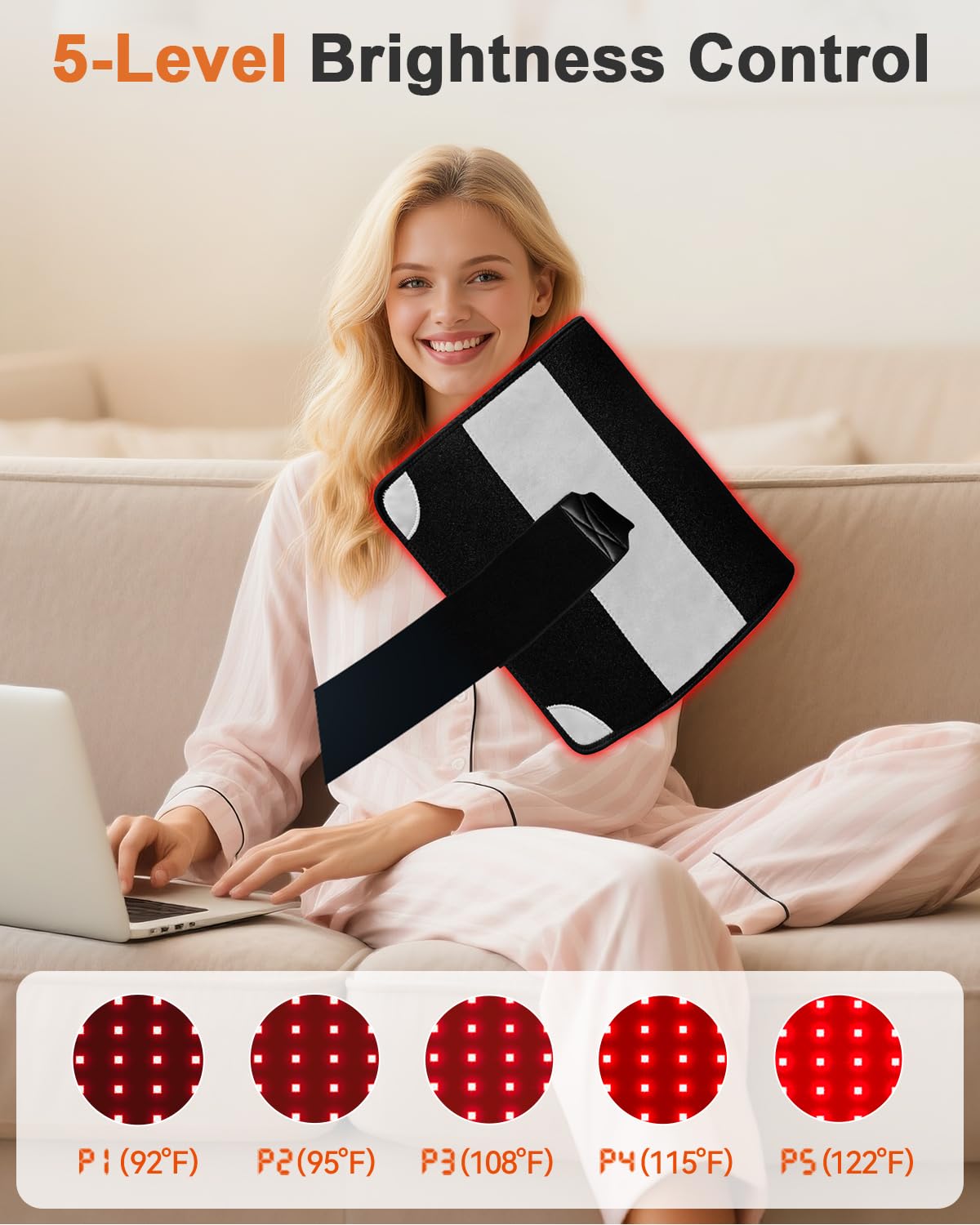 Puissance 35W et couverture profonde pour des séances relaxantes à la maison.