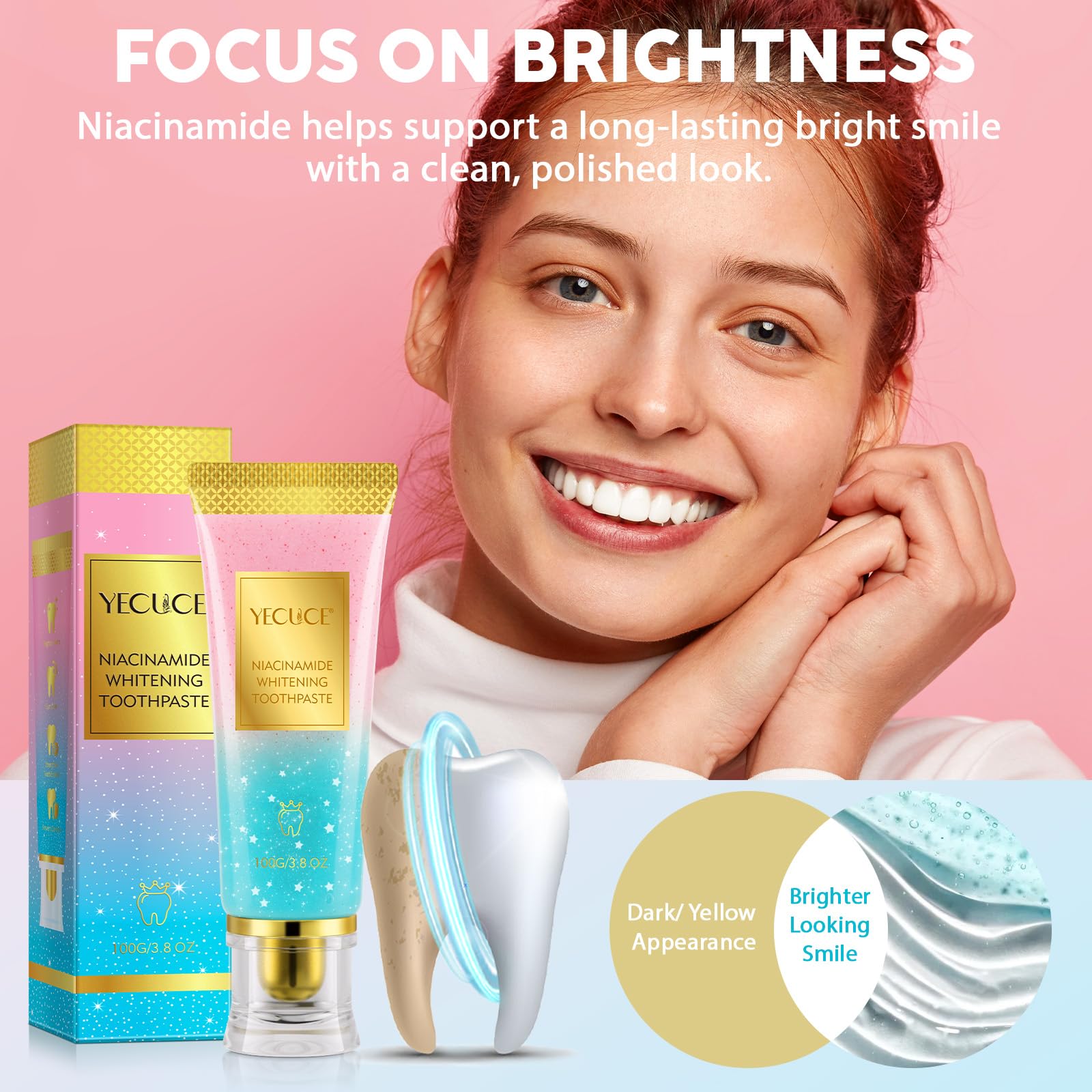 ZIXAOK Niacinamide emballage tube compact facilitant le rangement et le voyage.