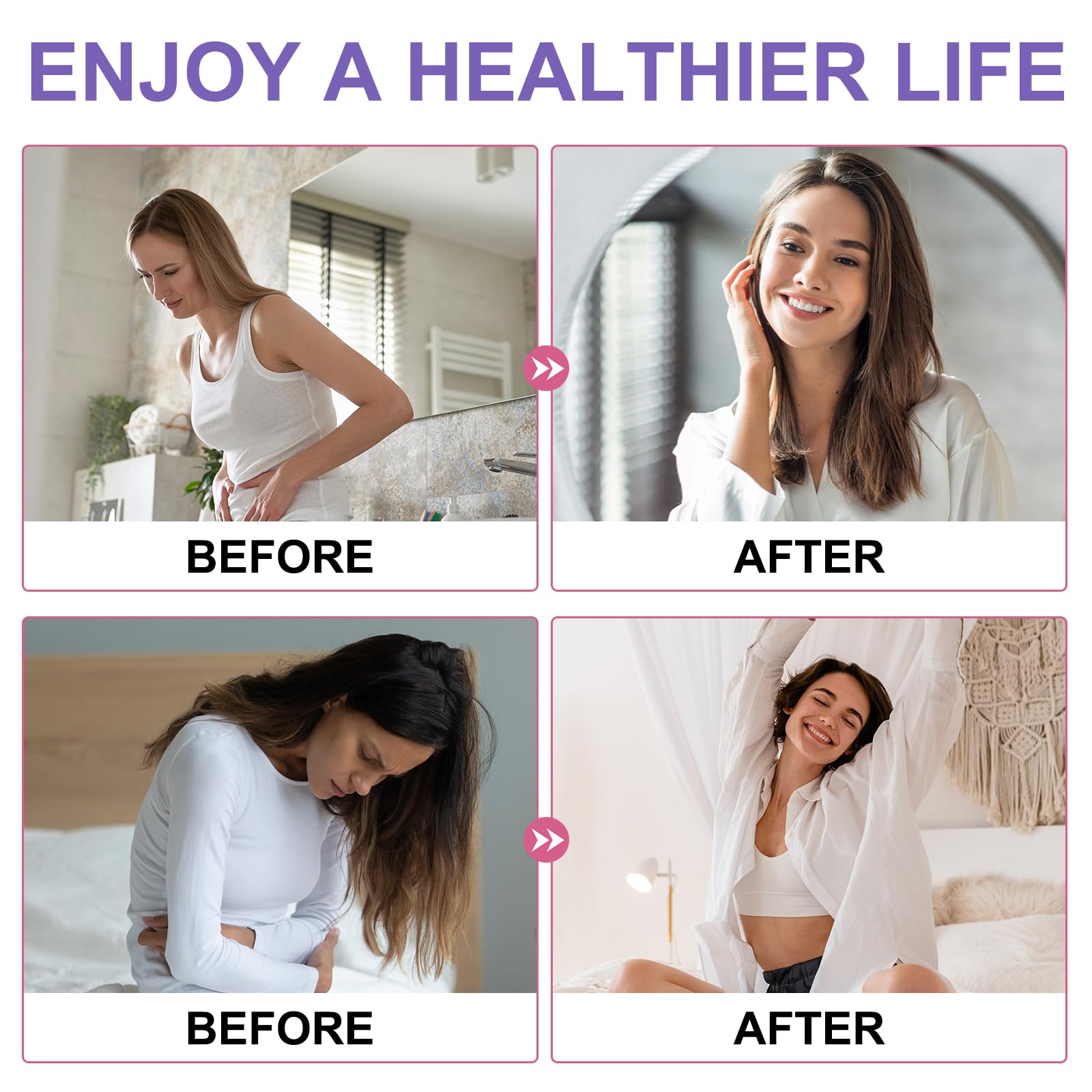 ZIXAOK flore féminine et confort intime avec gommes.