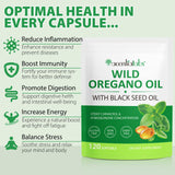 ZIXAOK huile d'origan softgels capsules faciles à avaler dans votre routine