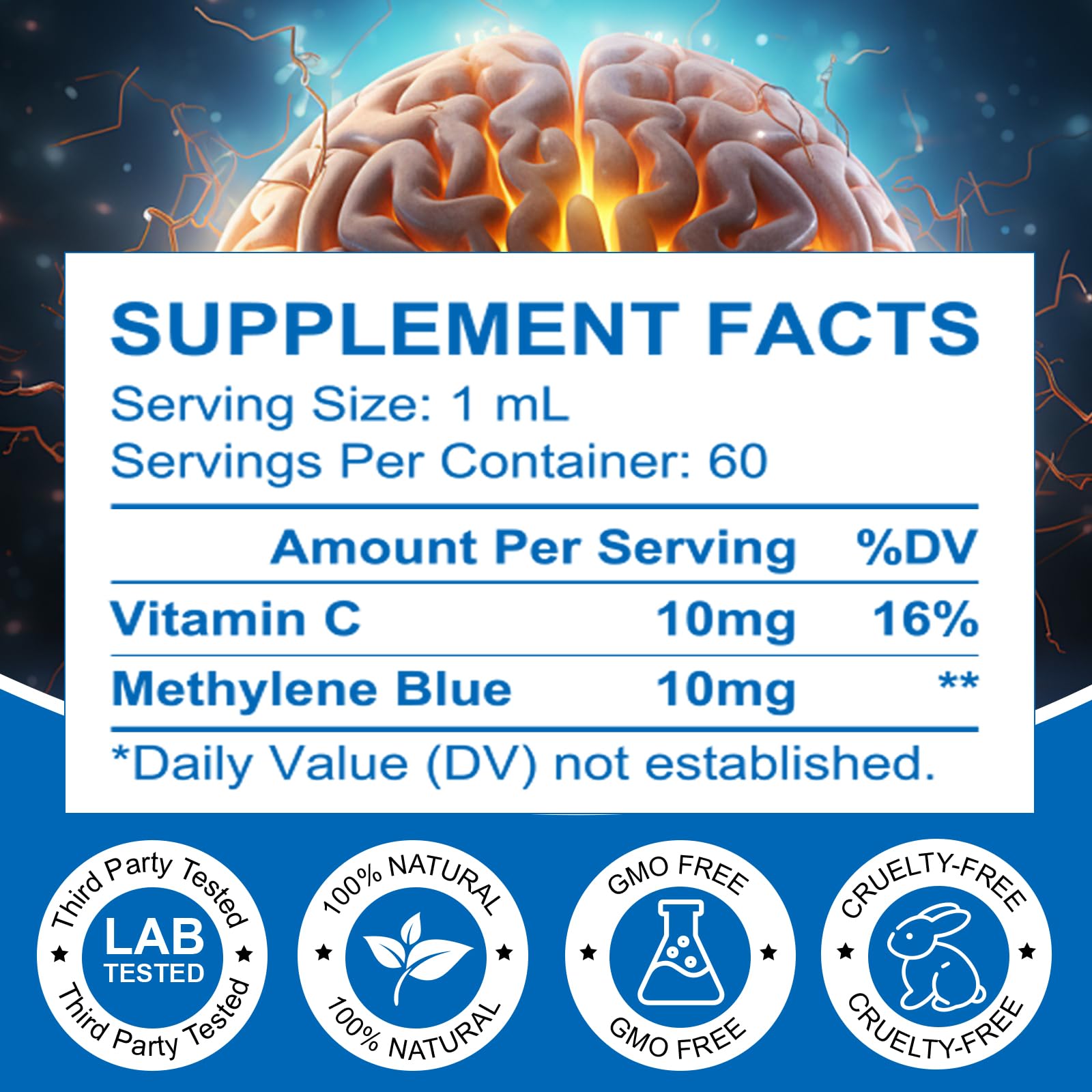 Gouttes de ZIXAOK Ultra Methylene Blue – Dosage précis en ligne