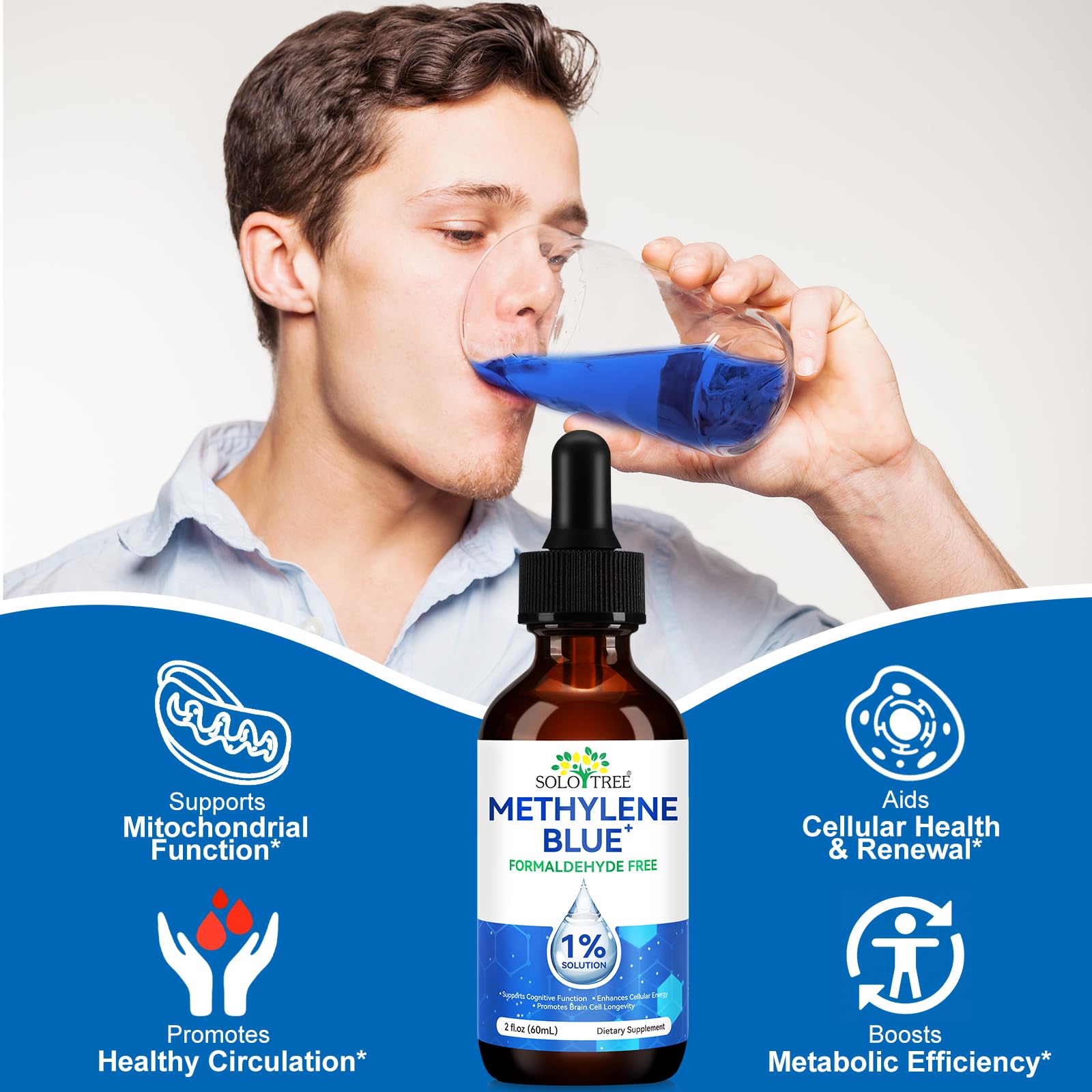 Produit sans formaldéhyde ZIXAOK Ultra Methylene Blue