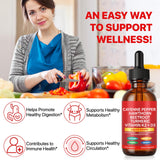 Pipette de gouttes Cayenne ZIXBMHYJ pour dosage précis et pratique.