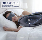 ZLZQER masque yeux, blocage lumineux sur tous les angles pour une obscurité homogène.