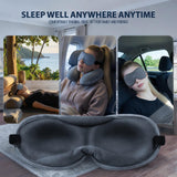 ZLZQER masque yeux, étui de rangement inclus pour voyager facilement.
