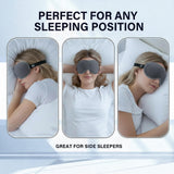 ZLZQER masque yeux, mousse mémoire offre un ajustement personnalisé et doux.