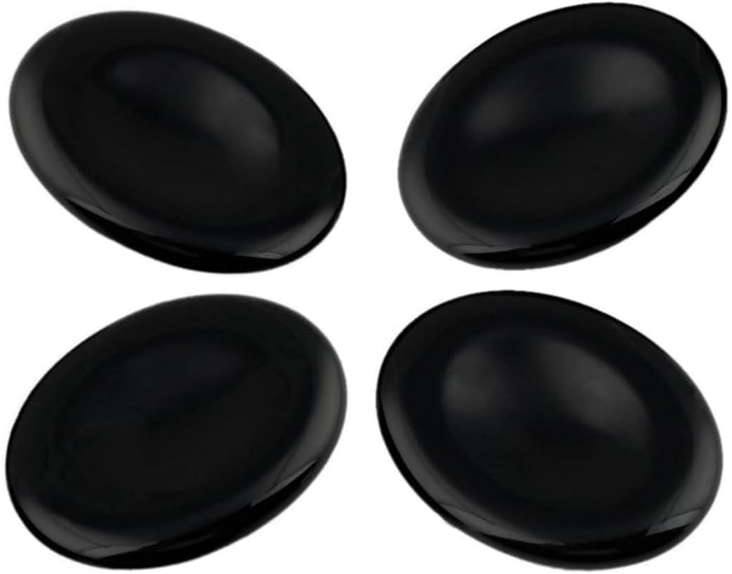 zmgmsmh pierre-obsidienne-noire-ovale-dans-la-poche, pratique pour la détente rapide.