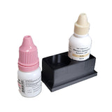 Znet3D base organiseur bouteilles gouttes noir, design discret.