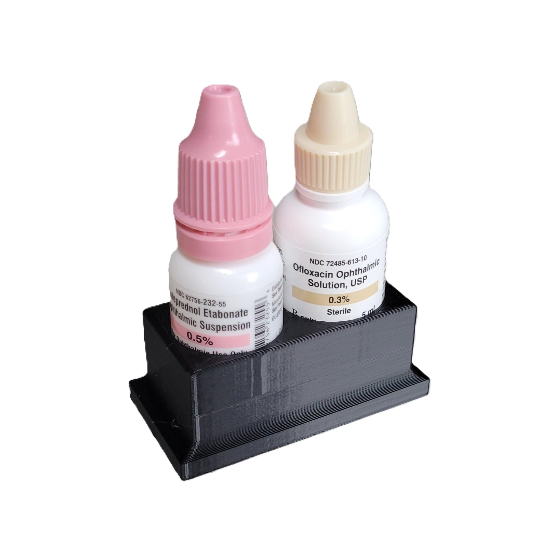 Znet3D organiseur gouttes 2 emplacements noir, rangement pratique et stable.