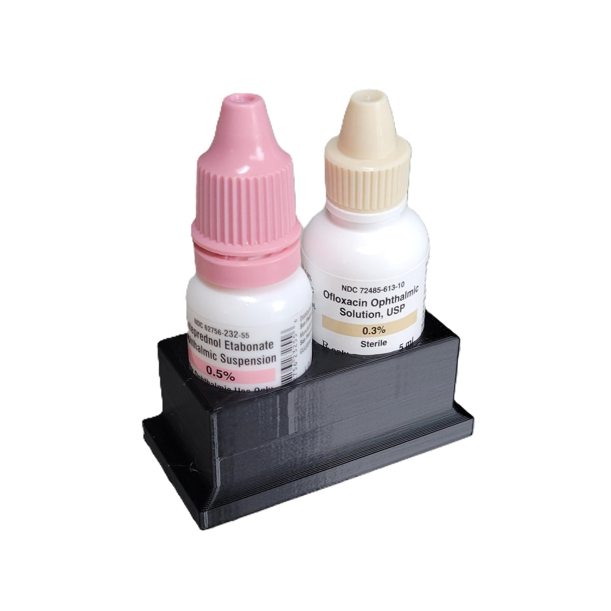 Znet3D organiseur gouttes 2 emplacements noir, rangement pratique et stable.