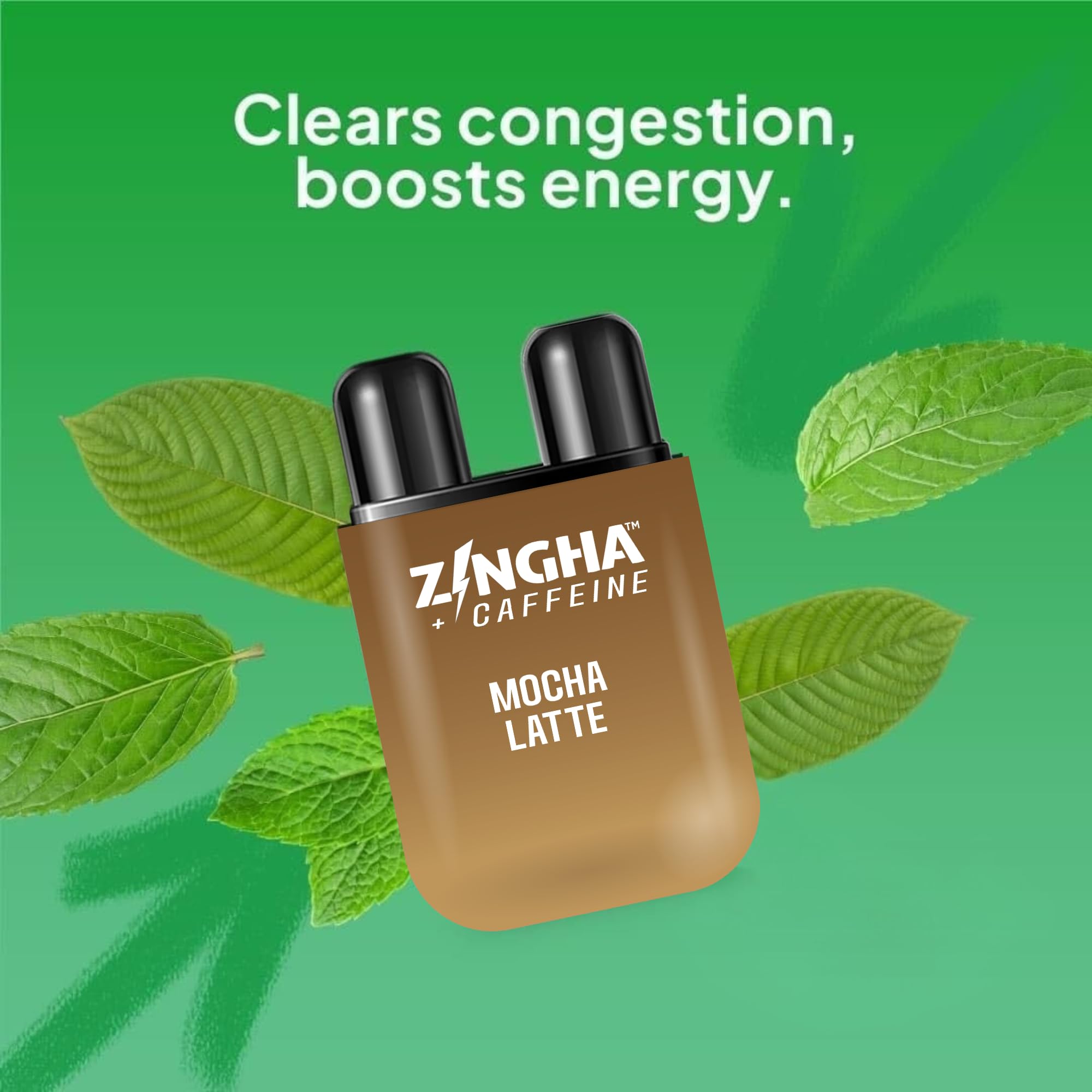 Inhalateur nasal Z!NGHA bien-être quotidien, poussée légère.